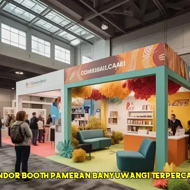 Vendor Booth Pameran Banyuwangi